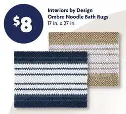 Family Dollar Interiors by Design Ombre Noodle Bath Rugs offer