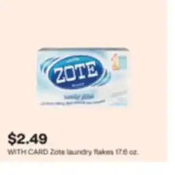 CVS Zote laundry flakes offer