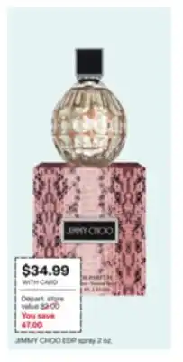 CVS JIMMY CHOO EDP spray offer