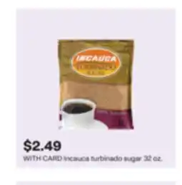CVS Incauca turbinado sugar offer
