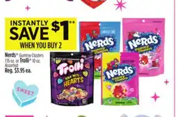 Dollar General Nerds Gummy Clusters or Trolli offer