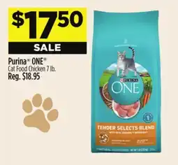 Dollar General Purina ONE Cat Food Chicken offer
