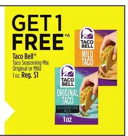 Dollar General Taco Bell Taco Seasoning Mix offer