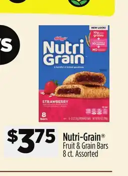 Dollar General Nutri-Grain Fruit & Grain Bars offer