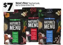 Dollar General Nature's Menu Dog Food offer