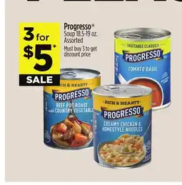 Dollar General Progresso Soup offer