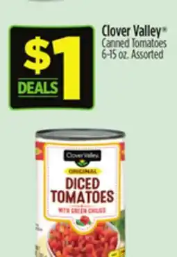 Dollar General Clover Valley Canned Tomatoes offer