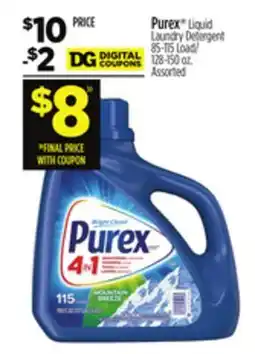 Dollar General Purex Liquid Laundry Detergent offer