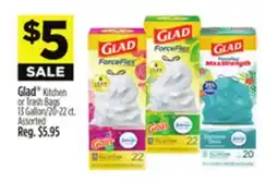 Dollar General Glad Kitchen or Trash Bags offer