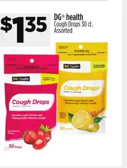 Dollar General DG health Cough Drops offer