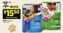 Dollar General Purina Cat Chow offer