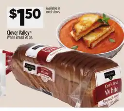 Dollar General Clover Valley White Bread offer