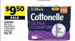 Dollar General Cottonelle Bath Tissue Ultra Comfort or Ultra Clean offer