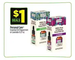 Dollar General Personal Care Essential Oil Peppermint or Lavender offer