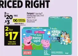 Dollar General Pampers Easy Ups TM Training Pants offer