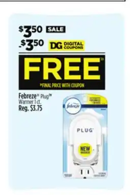Dollar General Febreze Plug Warmer offer