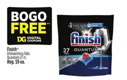 Dollar General Finish Dishwashing Tabs Quantum offer