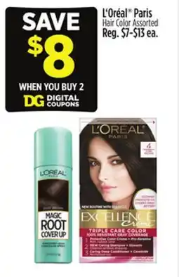 Dollar General L'Oréal Paris Hair Color offer