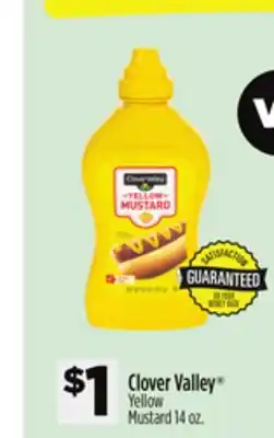 Dollar General Clover Valley Yellow Mustard offer