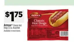 Dollar General Armour Classic Hot Dogs offer
