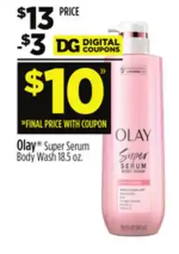 Dollar General Olay Super Serum Body Wash offer
