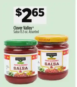 Dollar General Clover Valley Salsa offer