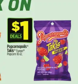 Dollar General Popcornopolis Takis Fuego Popcorn offer
