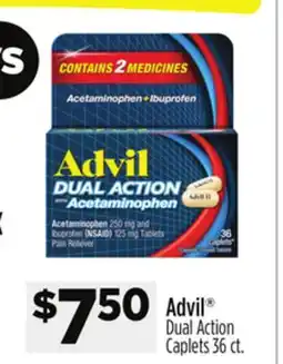 Dollar General Advil Dual Action Caplets offer