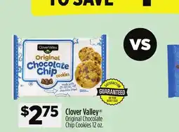 Dollar General Clover Valley Original Chocolate Chip Cookies offer