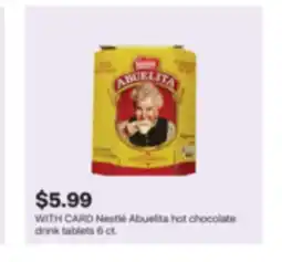 CVS Nestlé Abuelita hot chocolate drink tablets offer