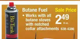 Menards Butane Fuel offer