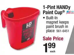 Menards 1-Pint HANDy Paint Cup offer