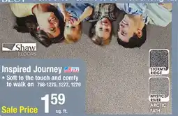 Menards Inspired Journey offer