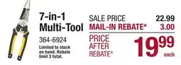 Menards 7-in-1 Multi-Tool offer