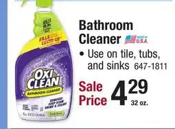 Menards Bathroom Cleaner offer