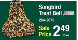 Menards Songbird Treat Bell offer