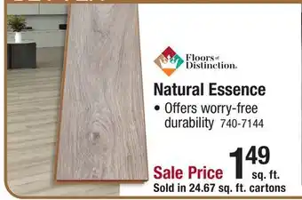Menards Natural Essence offer