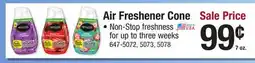Menards Air Freshener Cone offer