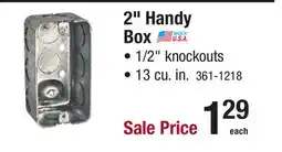 Menards 2 Handy Box offer