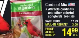 Menards Cardinal Mix offer