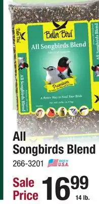 Menards All Songbirds Blend offer