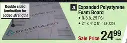 Menards Expanded Polystyrene Foam Board offer