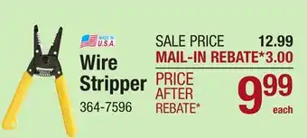 Menards Wire Stripper offer
