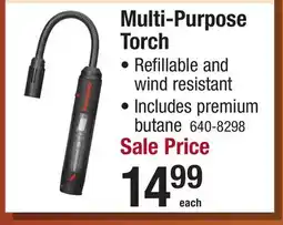 Menards Multi-Purpose Torch offer