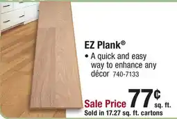 Menards EZ Plank offer