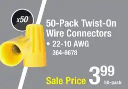 Menards 50-Pack Twist-On Wire Connectors offer