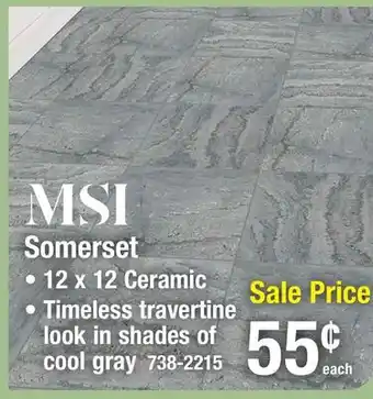 Menards Somerset offer