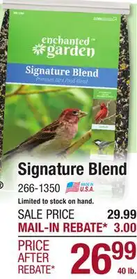Menards Signature Blend offer