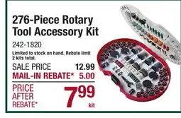 Menards 276-Piece Rotary Tool Accessory Kit offer