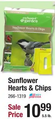 Menards Sunflower Hearts & Chips offer